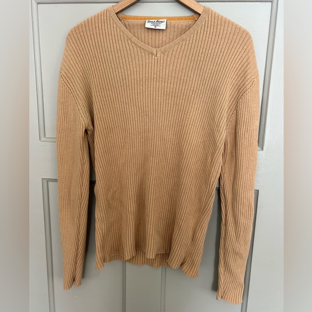 Steve & Barry's QUALITY OUTFITTERS VINTAGE INSPIRED 100% COTTON Gold Sweater